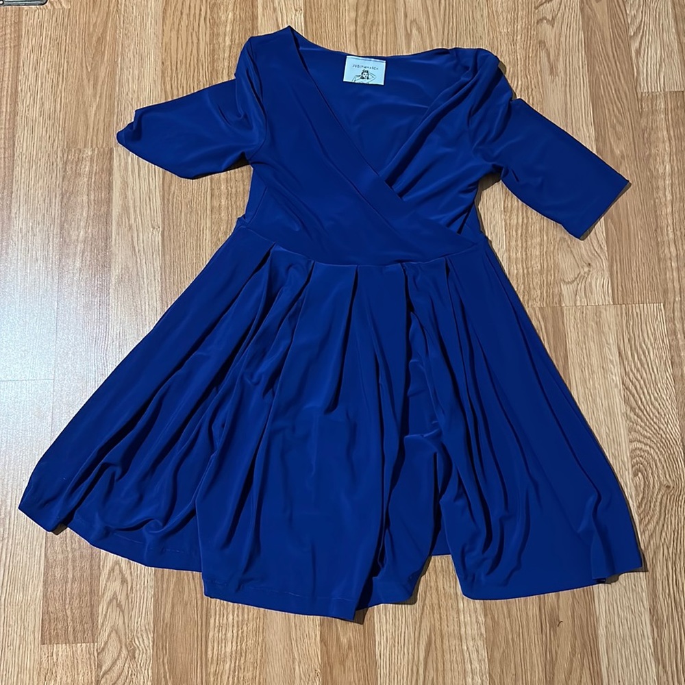 Judith March blue mini dress